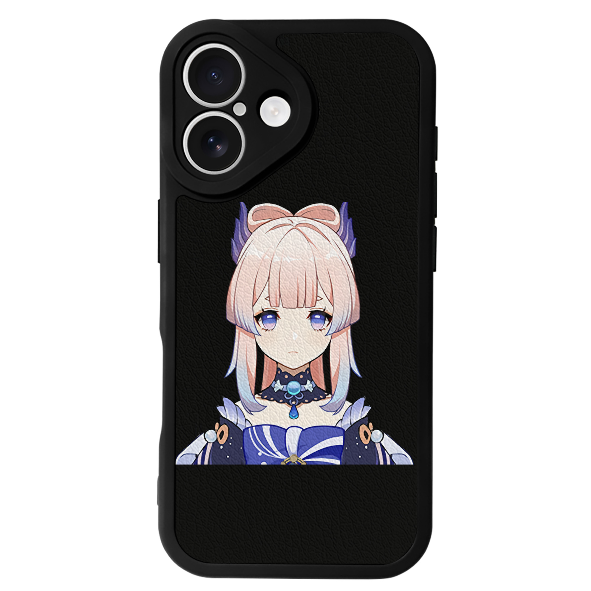 げんし神 珊瑚宮心海 サンゴノミヤ・ココミ genshin Sangonomiya Kokomi 【iPhone 16シリーズ対応】シリコンスマホケース（レザー調） 材質：シリコン